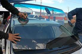 Repairing Of a Cracked Glass of a Vehicle