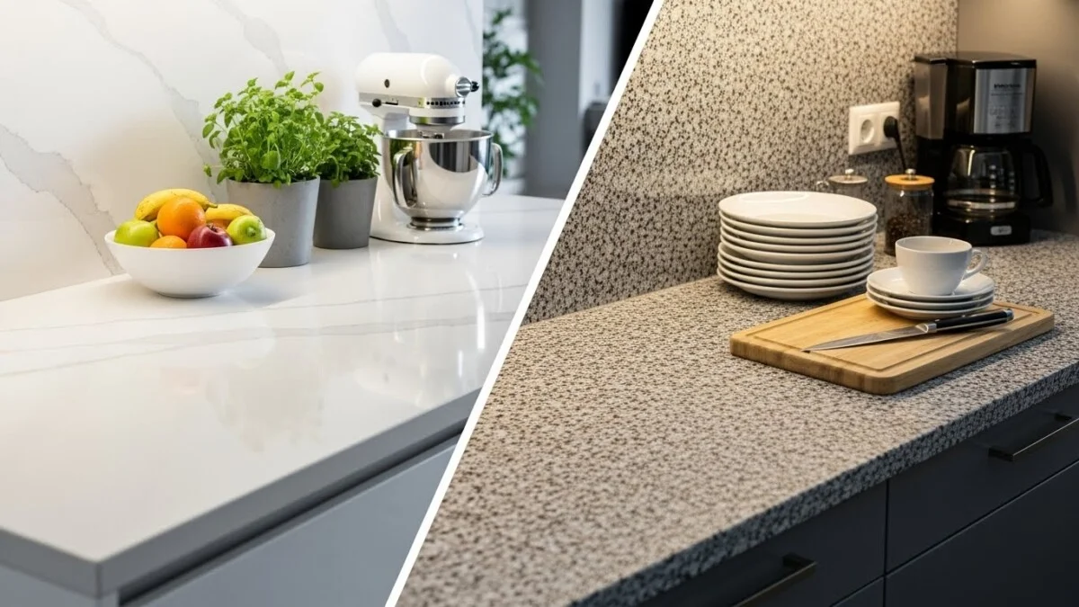 Quartz Countertops for Kitchens vs Granite: Which Surface Improves Kitchen Appearance More?